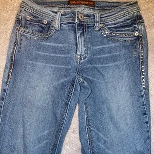 Y2K Vintage VanillaStar Studded Low-Rise Bootcut Jeans
